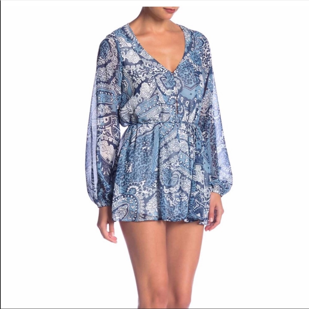 Show Me Your Mumu Tie Back Romper
